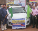 Karkala: Rotary Day celebrated with automobile rally at Belman